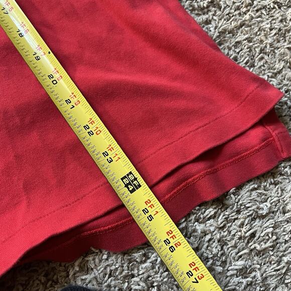 Polo Ralph Lauren Men’s Large Red Polo Short Sleeve Shirt Pony Cotton Casual - Picture 6 of 7